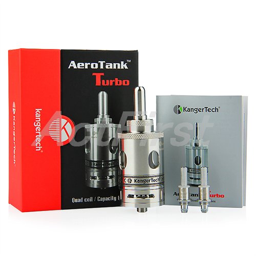 Kangertech Aerotank Turbo エアフローコントロール 6ml パイレックスガラスカトマイザー 電子タバコとリキッドの個人輸入代行はアクトファースト